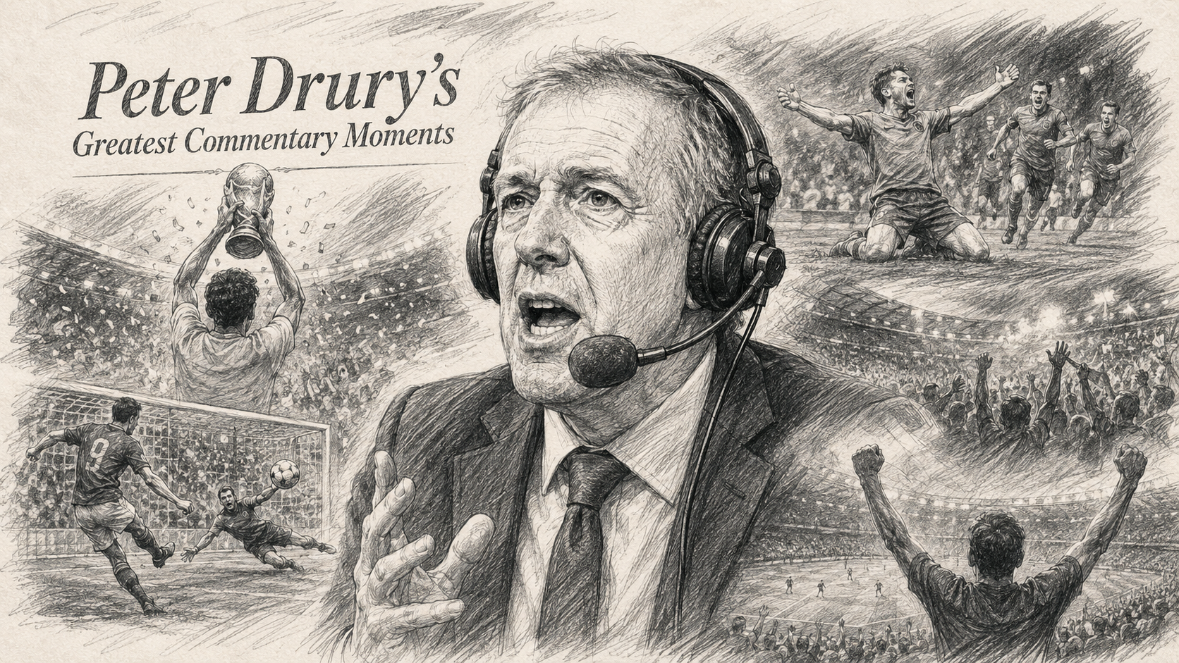 Peter Drury’s 10 Greatest Commentary Moments Football Fans Never Forgot
